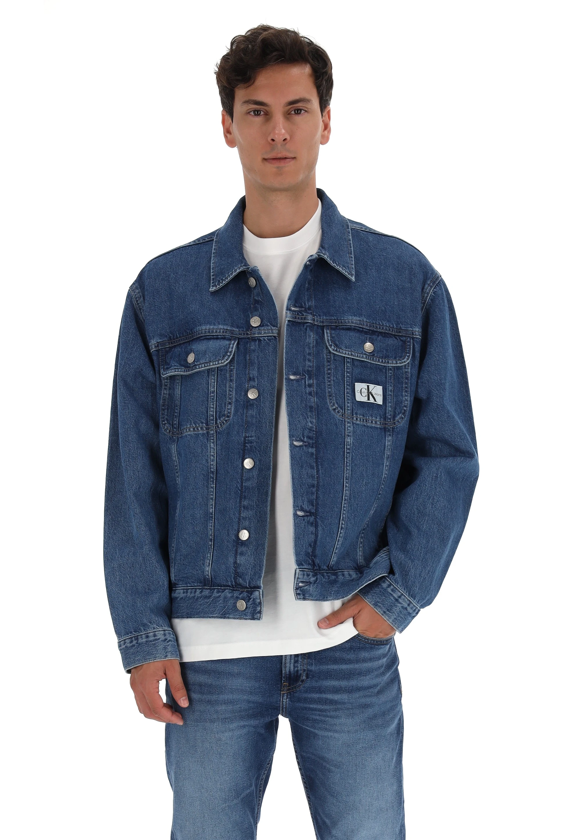 Giubbino in denim classic Calvin Klein Jeans uomo J30J325750